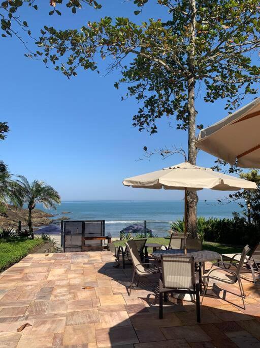 Casa Deliciosa Em Condo C/ Piscina Frente Ao Mar Сао Себастиао Екстериор снимка