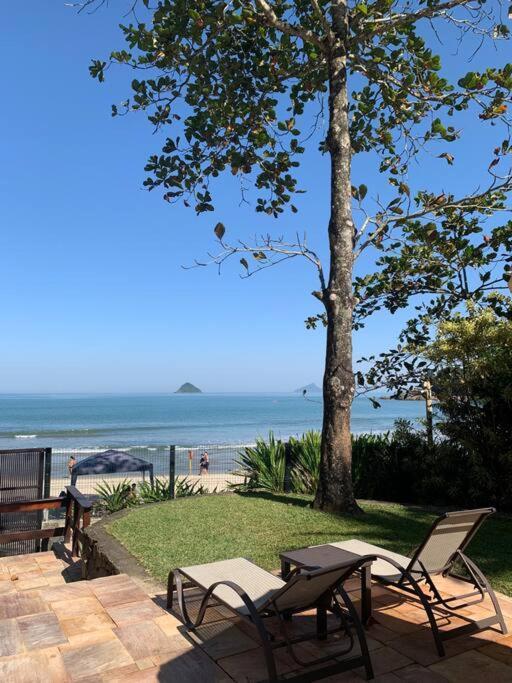 Casa Deliciosa Em Condo C/ Piscina Frente Ao Mar Сао Себастиао Екстериор снимка