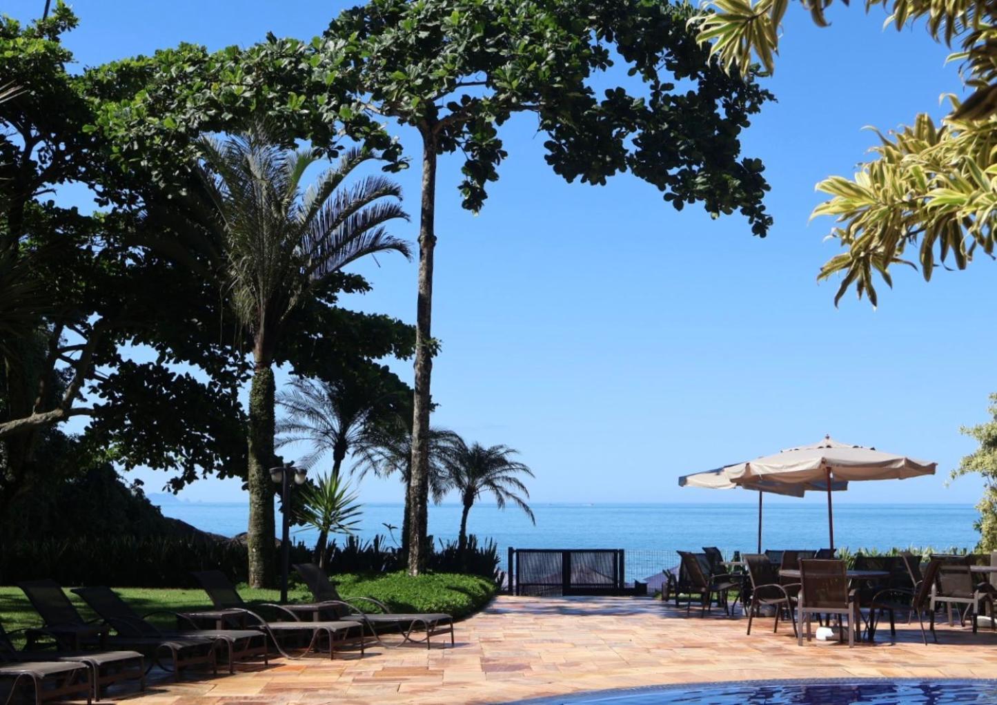 Casa Deliciosa Em Condo C/ Piscina Frente Ao Mar Сао Себастиао Екстериор снимка